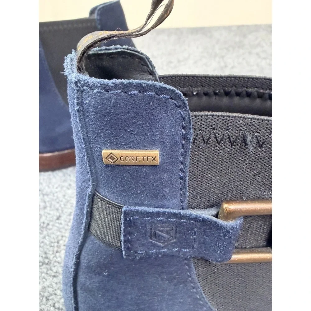 Dubarry Monaghan Womens Suede Ankle Boot Navy Blue Gore Tex Size 40 (US 9.5)